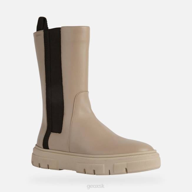 8ZHJ383 svetlo šedohnedé Geox isotte žena