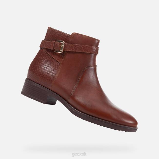 8ZHJ389 hnedá Geox šťastná žena