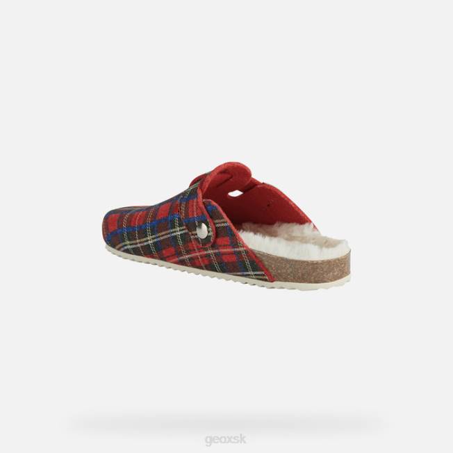 8ZHJ112 tmavo červená/červená Geox žena brionia