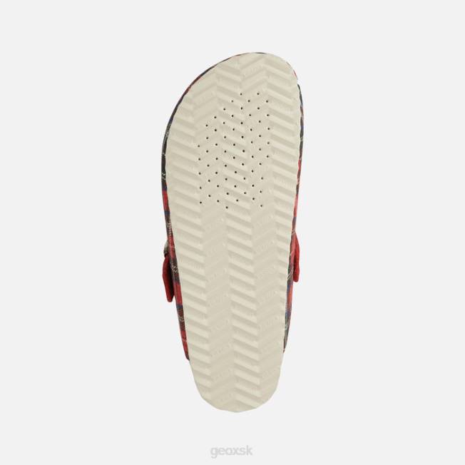 8ZHJ112 tmavo červená/červená Geox žena brionia