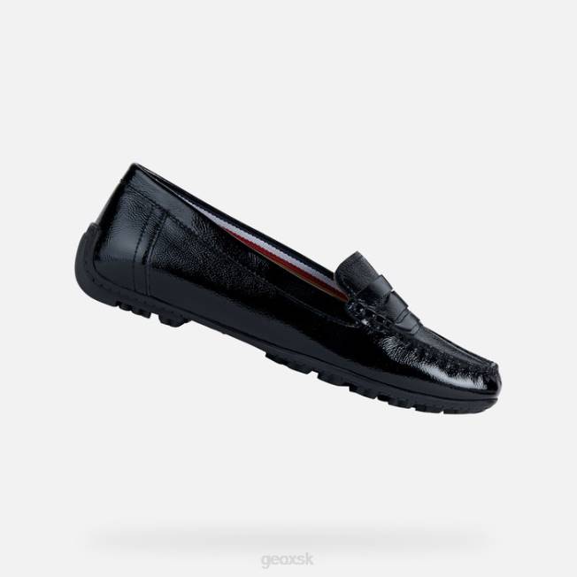 8ZHJ341 čierna Geox kozmopolis grip žena