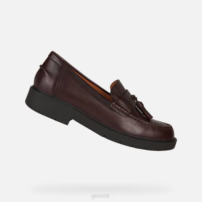 8ZHJ441 tmavo bordová Geox spherica ec1 žena