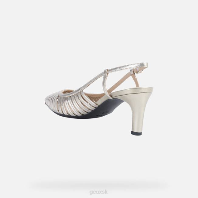 8ZHJ462 šampanské Geox bibbiana žena