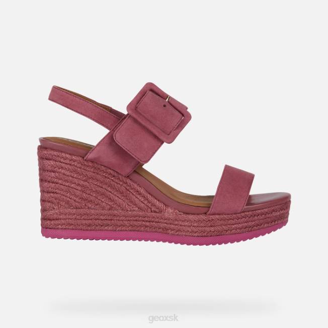 8ZHJ110 cyklámen Geox ponza žena