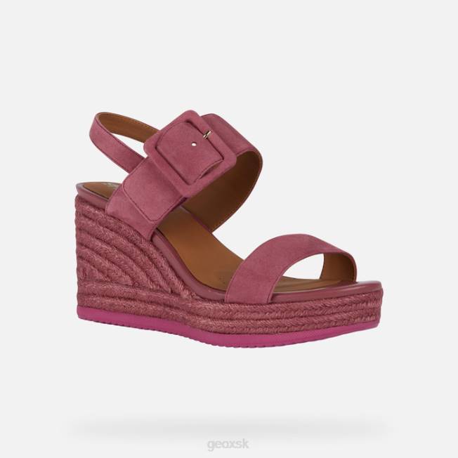 8ZHJ110 cyklámen Geox ponza žena