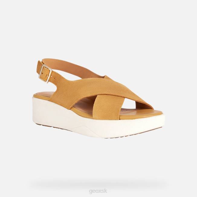 8ZHJ128 horčica Geox žena laudara