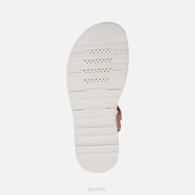 8ZHJ141 ťava/svetlé zlato Geox xand 2.1s žena