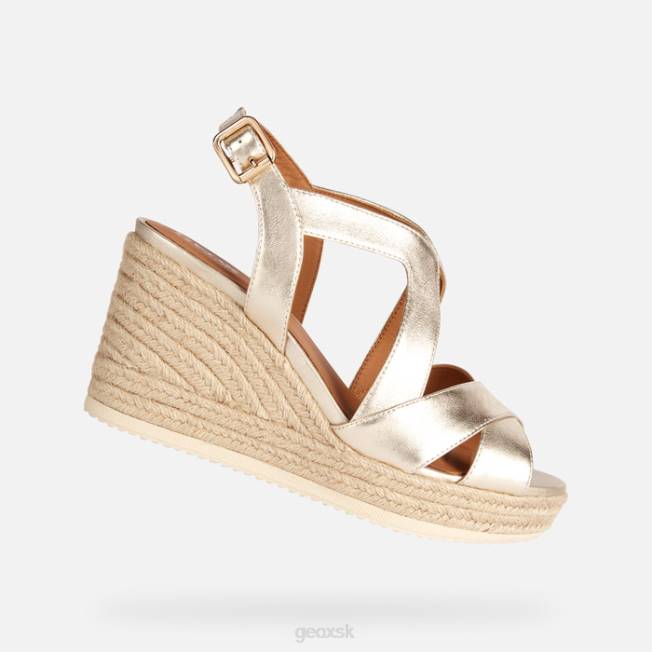 8ZHJ158 svetlo zlatá Geox ponza žena