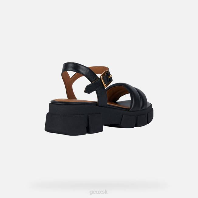 8ZHJ164 čierna Geox lisabonská žena