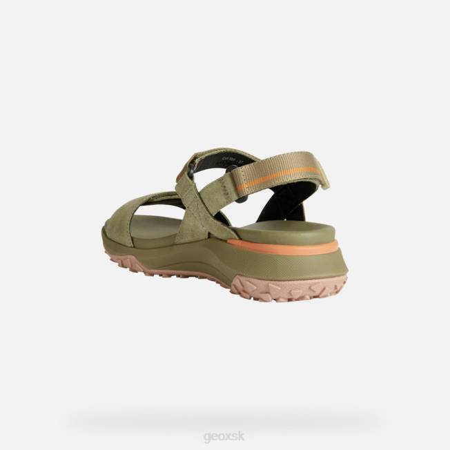 8ZHJ1671 pistácie Geox sorapis úchop žena