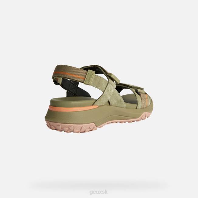 8ZHJ1671 pistácie Geox sorapis úchop žena