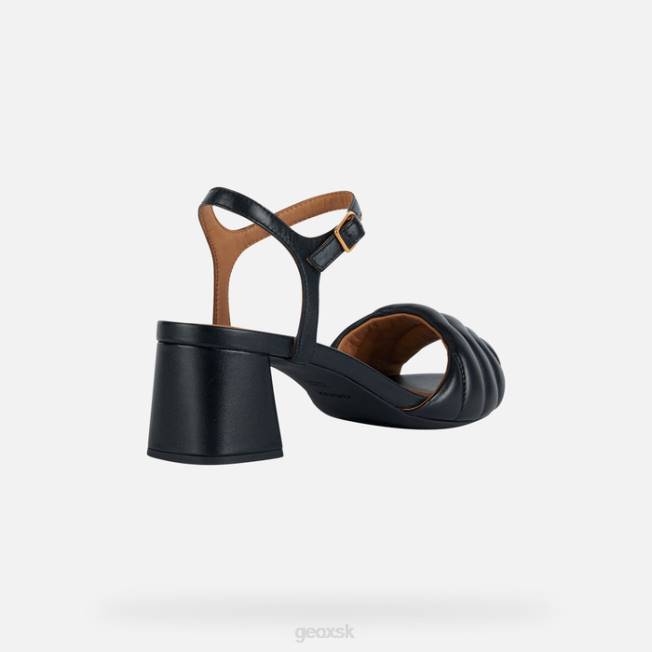 8ZHJ1676 čierna Geox genziana stredná žena