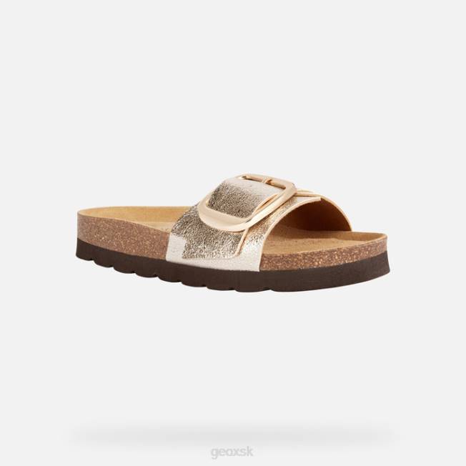 8ZHJ1682 svetlo zlatá Geox brionia vysoká žena