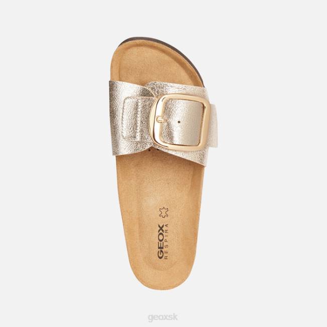 8ZHJ1682 svetlo zlatá Geox brionia vysoká žena