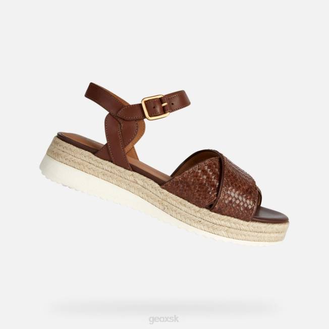 8ZHJ168 hnedá Geox eolie žena