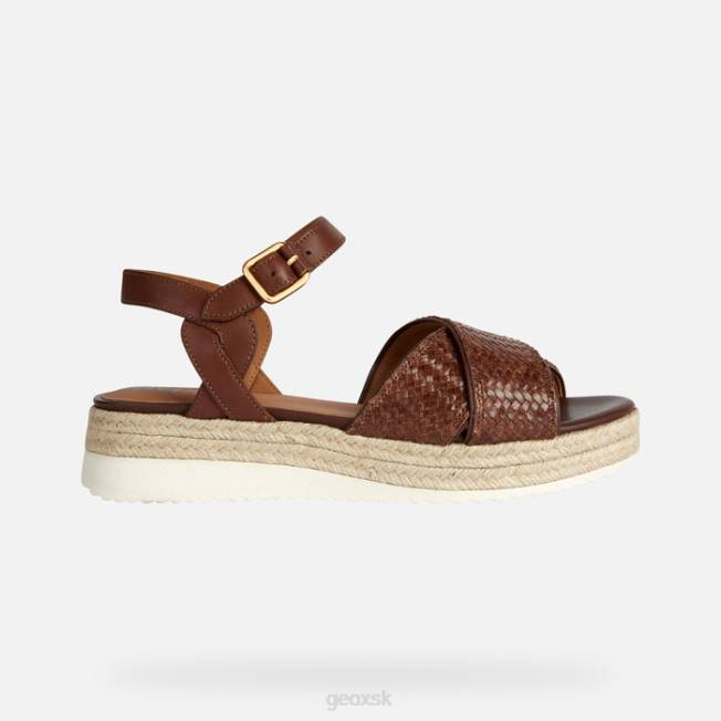 8ZHJ168 hnedá Geox eolie žena