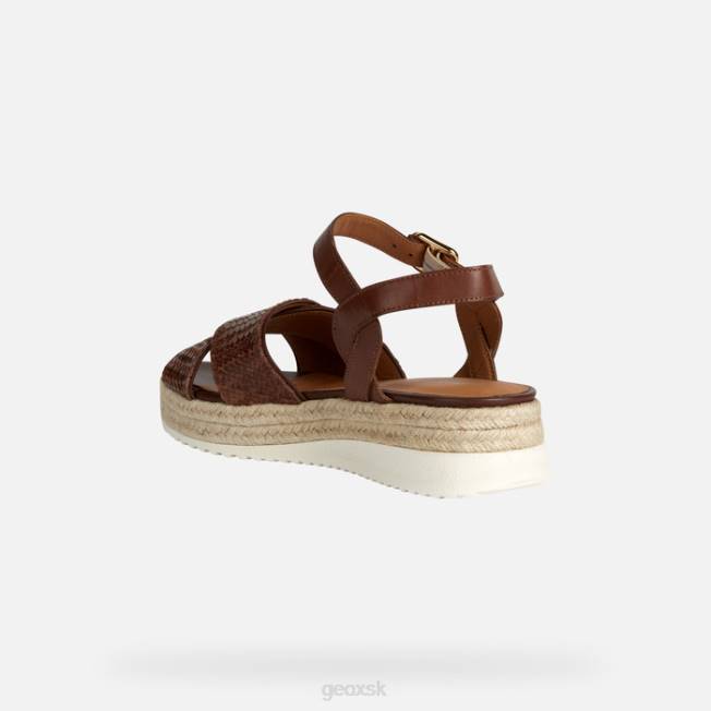 8ZHJ168 hnedá Geox eolie žena