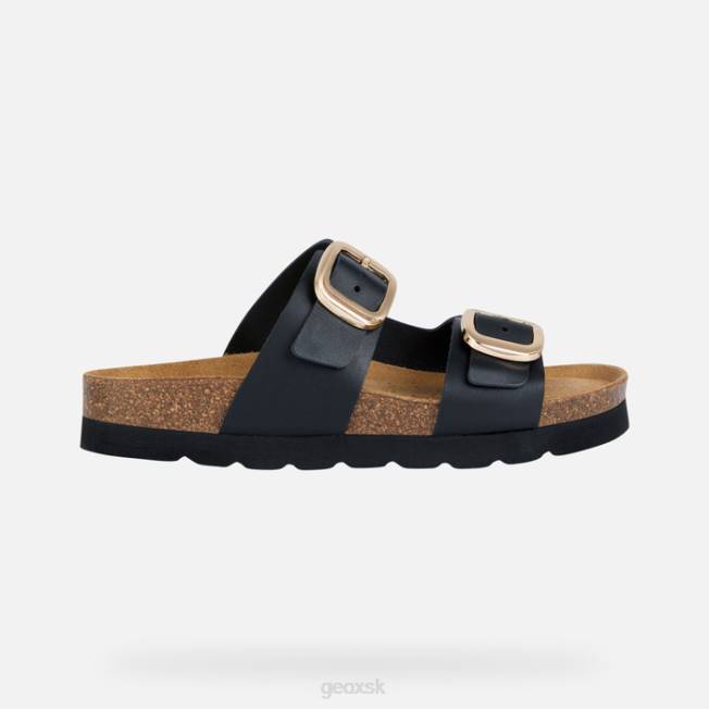 8ZHJ1701 čierna Geox brionia vysoká žena