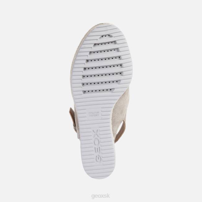 8ZHJ1733 taupe Geox ponza žena