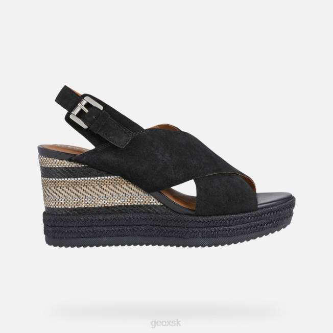 8ZHJ1734 čierna Geox ponza žena