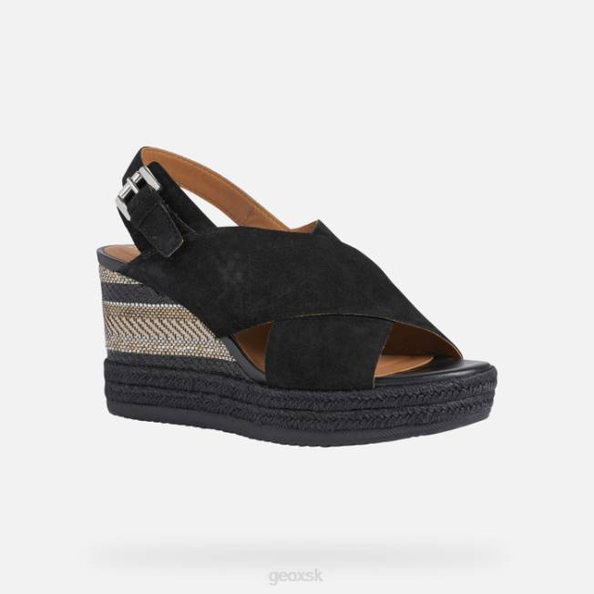 8ZHJ1734 čierna Geox ponza žena