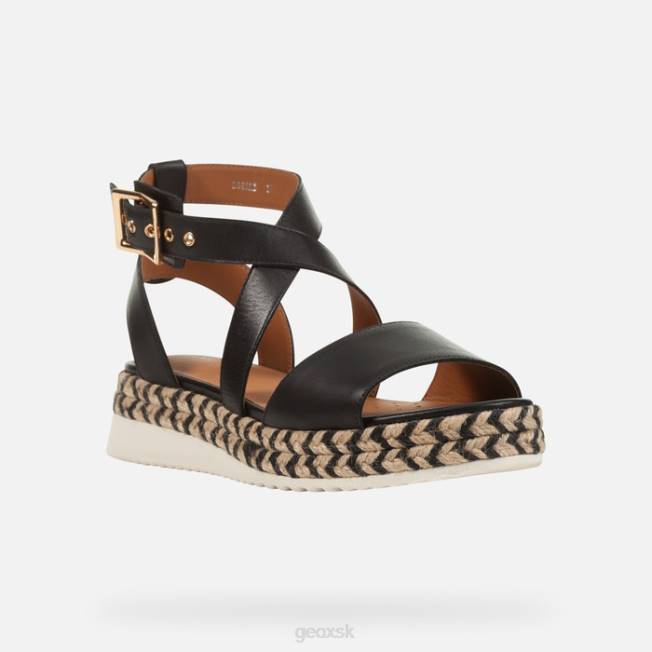 8ZHJ200 čierna Geox eolie žena