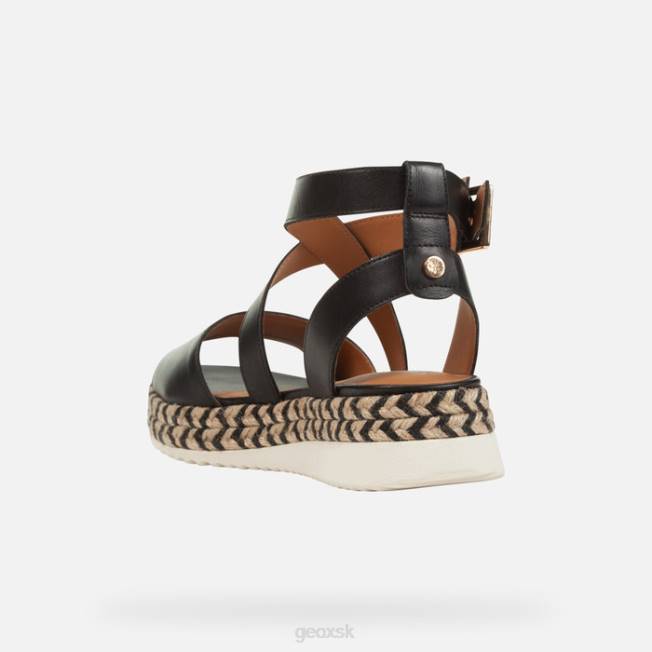 8ZHJ200 čierna Geox eolie žena