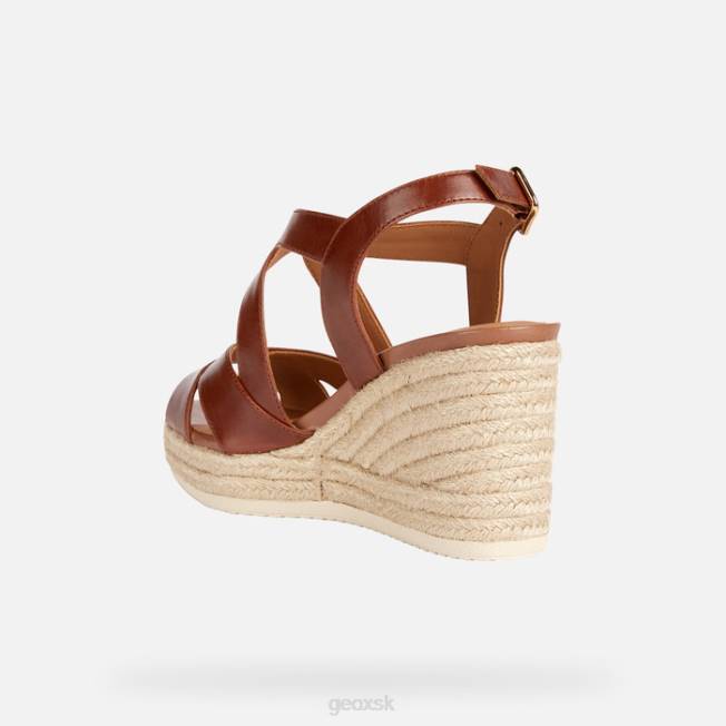 8ZHJ203 hnedá Geox ponza žena