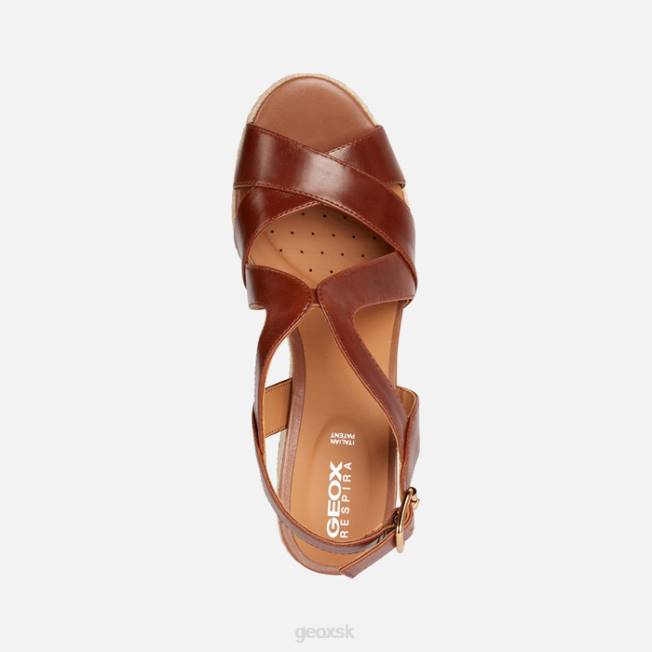 8ZHJ203 hnedá Geox ponza žena