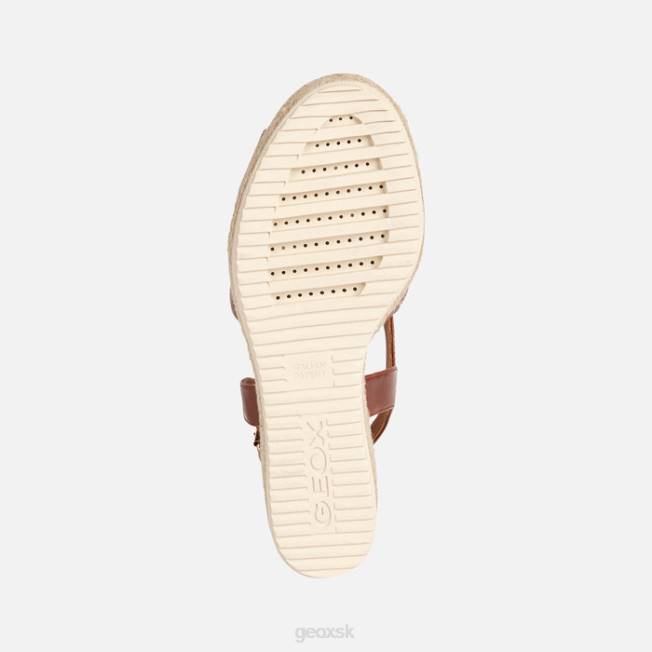 8ZHJ203 hnedá Geox ponza žena