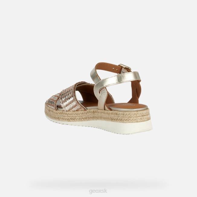 8ZHJ204 svetlo zlatá Geox eolie žena