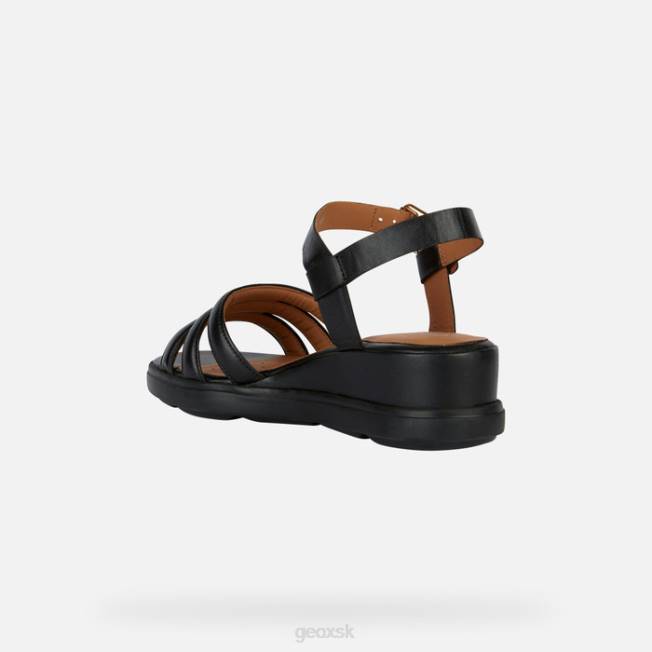 8ZHJ226 čierna Geox žena z pisa