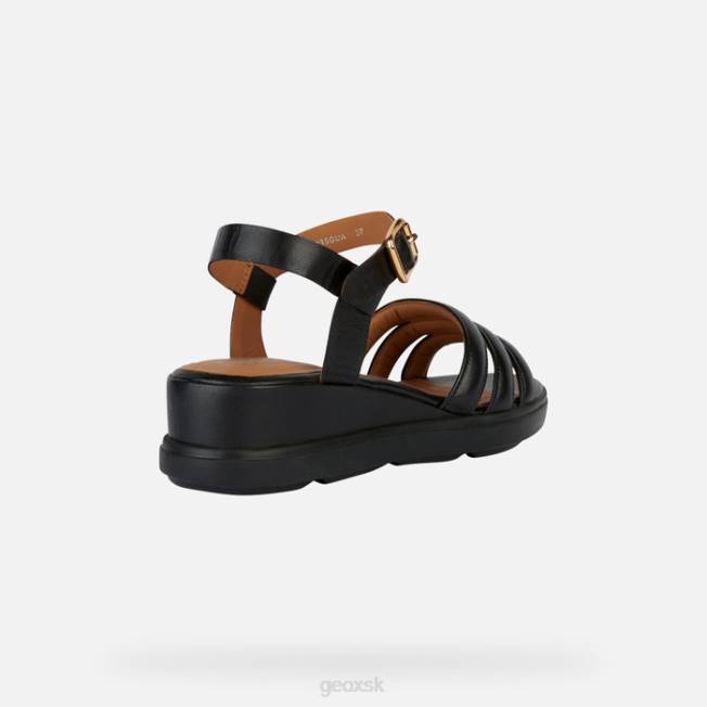 8ZHJ226 čierna Geox žena z pisa