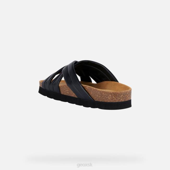 8ZHJ261 čierna Geox brionia vysoká žena