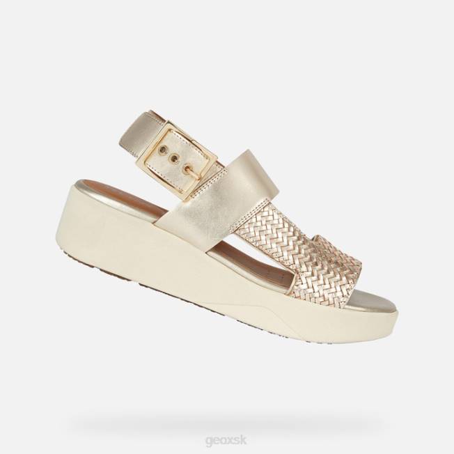 8ZHJ300 svetlo zlatá Geox žena laudara