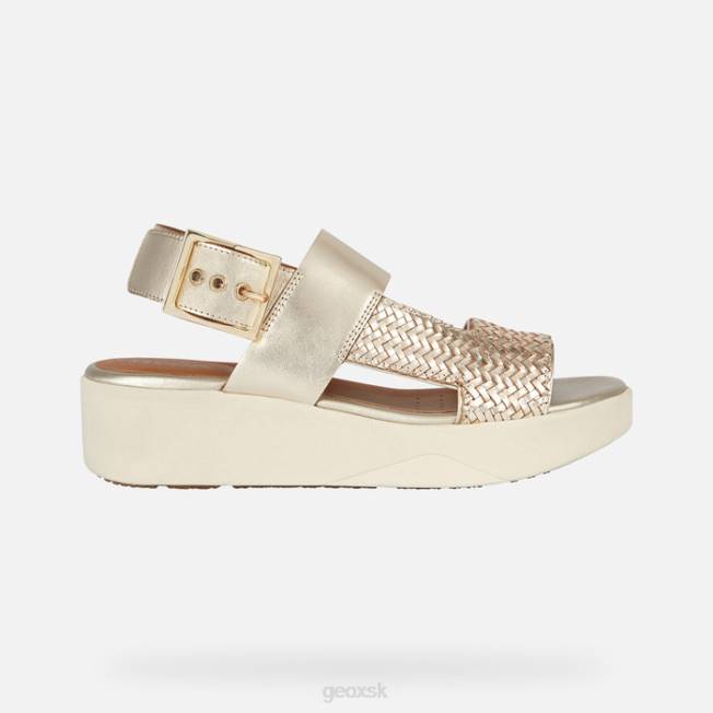 8ZHJ300 svetlo zlatá Geox žena laudara