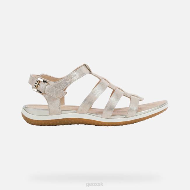 8ZHJ34 piesku Geox sandále vega žena
