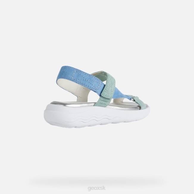 8ZHJ35 blueette/aqua Geox spherica ec5w žena