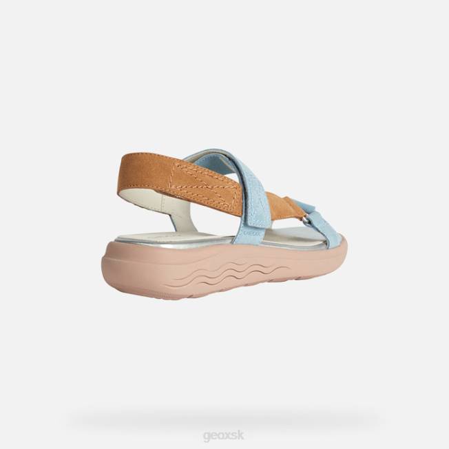 8ZHJ37 svetlá obloha/ťava Geox spherica ec5w žena