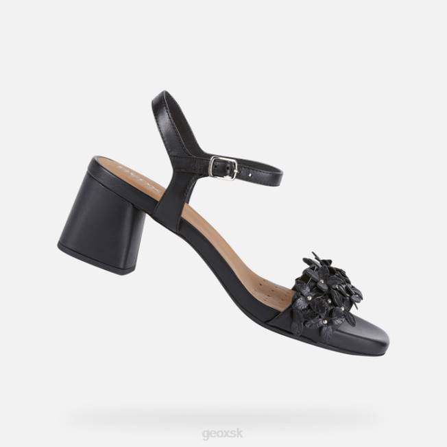 8ZHJ423 čierna Geox genziana stredná žena