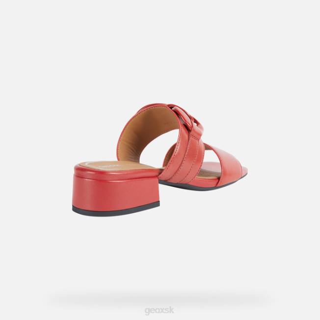 8ZHJ427 červená Geox genziana 30 žena