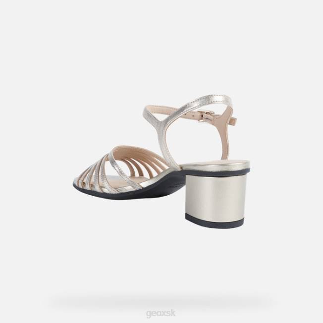 8ZHJ433 šampanské Geox aurely 50 žena