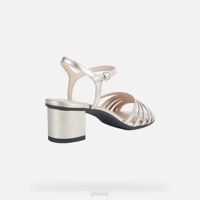 8ZHJ433 šampanské Geox aurely 50 žena