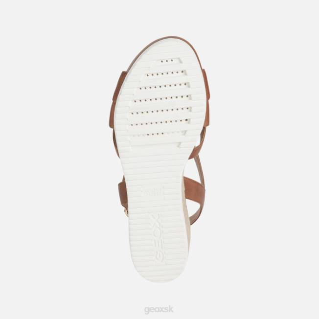 8ZHJ453 hnedá Geox ischia corda žena