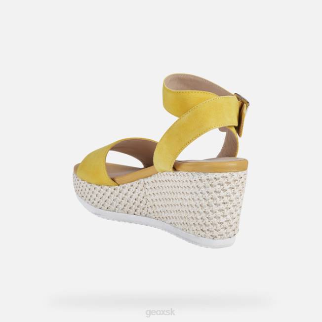 8ZHJ460 tmavo žltá Geox lipari žena