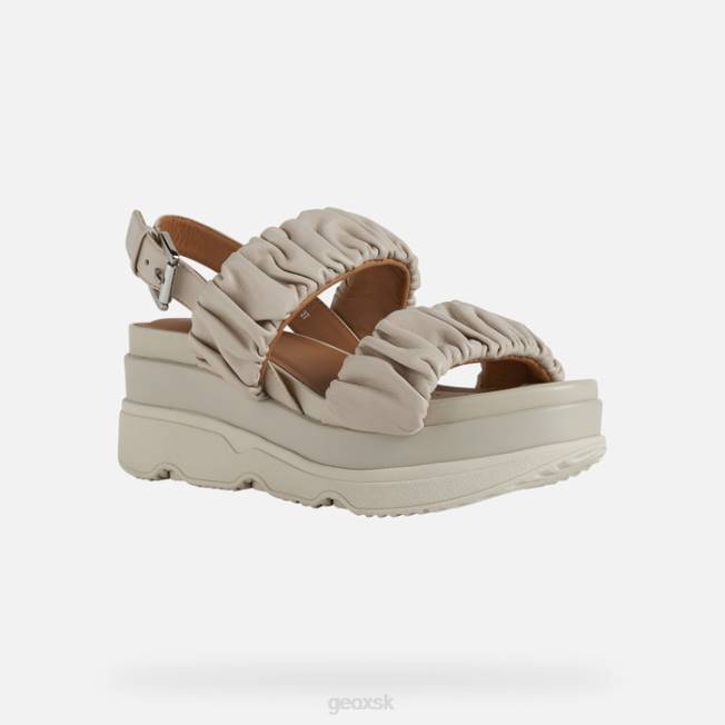 8ZHJ469 krém Geox žena gardénie