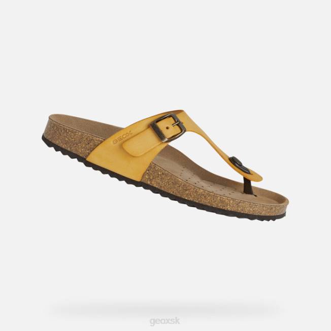 8ZHJ495 tmavo žltá Geox žena brionia