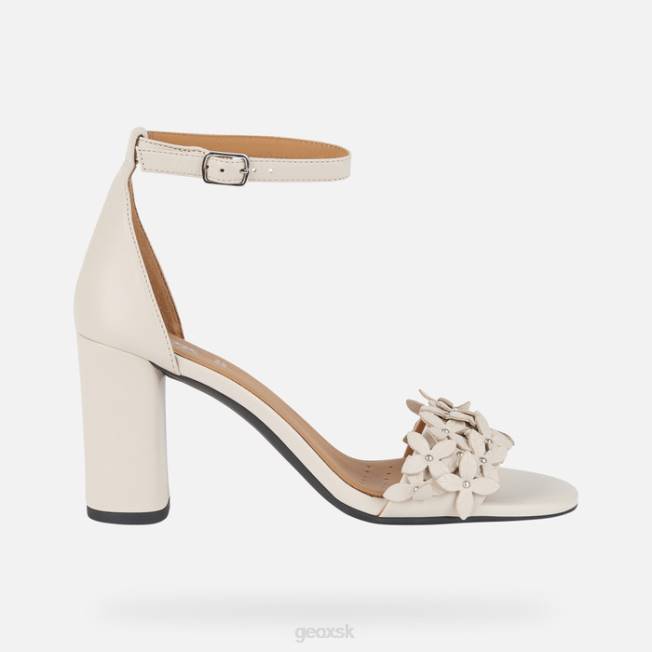 8ZHJ499 krém Geox eraklia vysoká žena