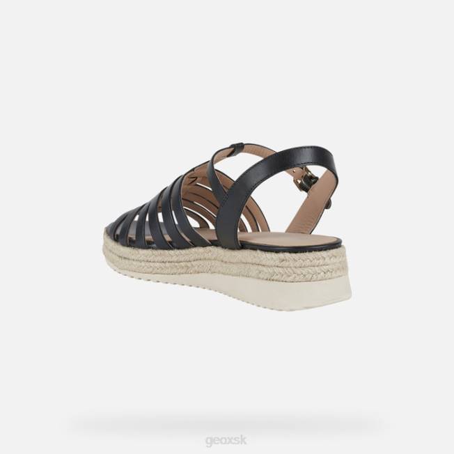 8ZHJ531 čierna Geox eolie žena