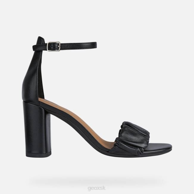 8ZHJ552 čierna Geox eraklia vysoká žena